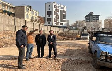 بازدید معاون محترم اداری و مالی دانشگاه از پروژه مجتمع علوم آزمایشگاهی